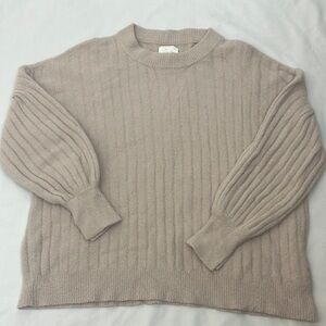 Aerie dusty pink long sleeve sweater woman’s size xtra small